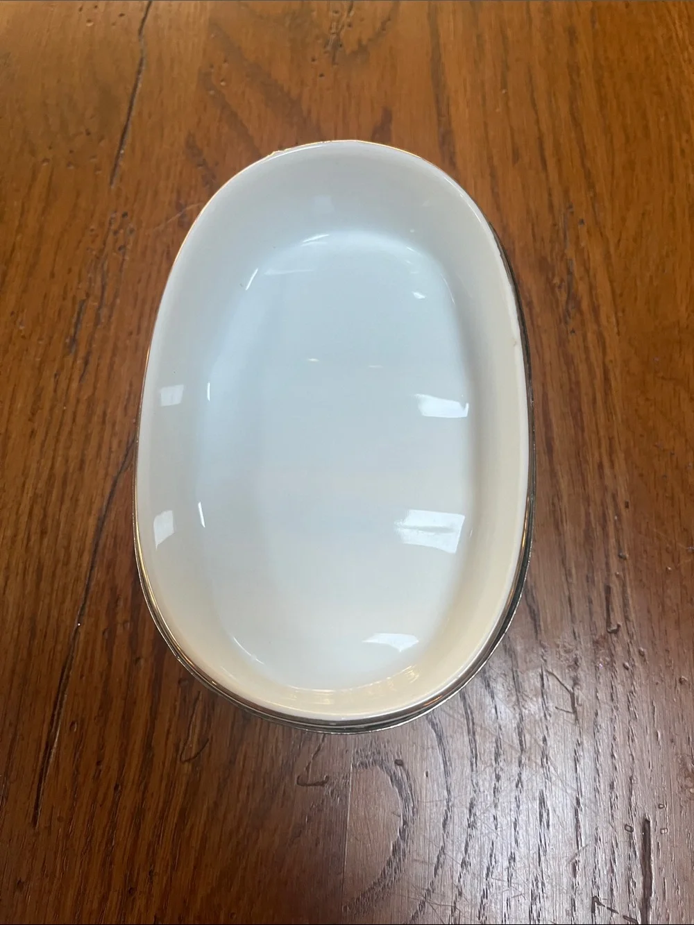 Vintage Ornate and Gold-Trim Porcelain soap dish